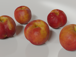 Photoscanned Peach Vol 1 Model 3D