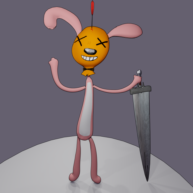 The Shot Hare Modèle 3D .c4d .max .obj .3ds .fbx .stl .blend 