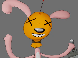 The Shot Hare 3D Model