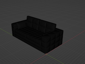 Stylish soft sofa Modelo 3D