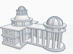 Edificio parecido a la Casa Blanca 3D Модель