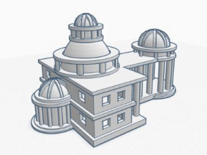 Edificio parecido a la Casa Blanca 3D Модель