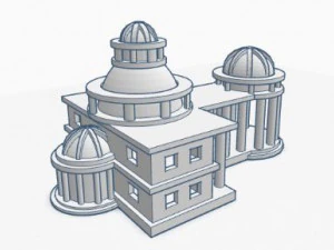 Edificio parecido a la Casa Blanca 3D Model