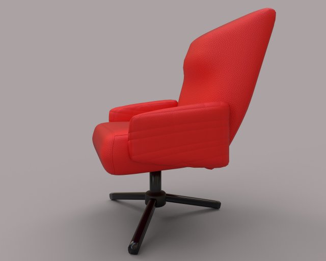 Armchair Model 3D .c4d .max .obj .3ds .fbx .stl .blend 