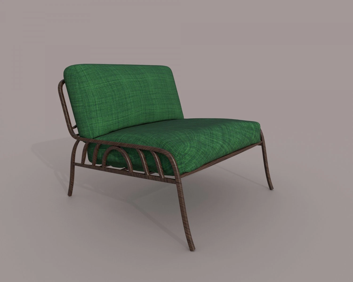 Armchair 3D Model .c4d .max .obj .3ds .fbx .stl .blend 