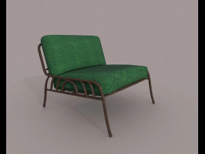 アームチェア 3Dモデル