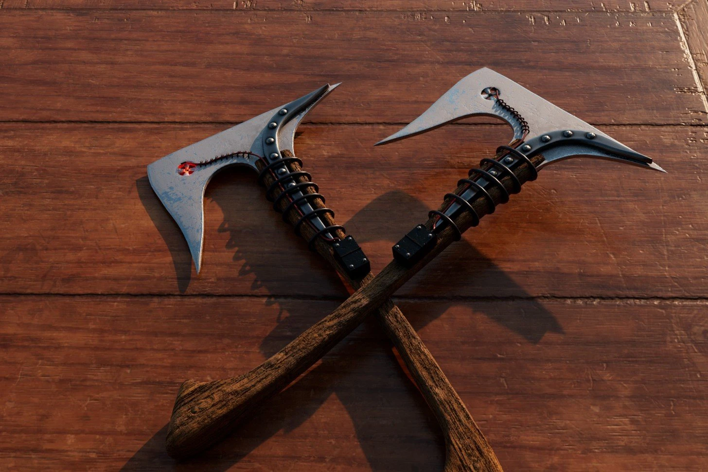 Hacha con PowerCore Texturas CG .c4d .max .obj .3ds .fbx .stl .blend 