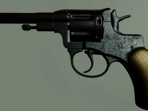 Nagan 1895 Modèle 3D