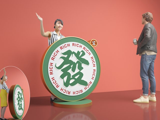 Reception desk Front desk Restaurant Reception desk Lettering recruitment 3D 模型 .c4d .max .obj .3ds .fbx .stl .blend 