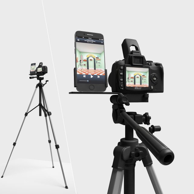 Live streaming devices cameras cameras mobile phones tripods 3D Model .c4d .max .obj .3ds .fbx .stl .blend 