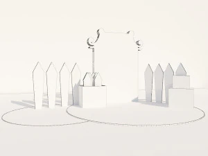 New Year Wish Display 2024 Dragon Year Lottery New Year Check in Point New Year Commercial Decoratio 3D Model