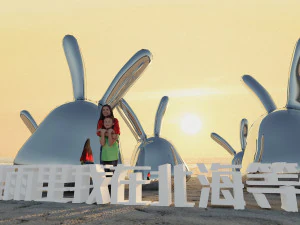 Online celebrity check-in points landscape art installations rabbit art installations rural cultura 3D Model