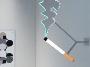 Smoking area Ashtray Ash collector 3D Model