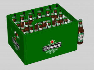 Soda beer storage basket Cola storage box Wine utensils Wine box Storage wine box 3D Модель