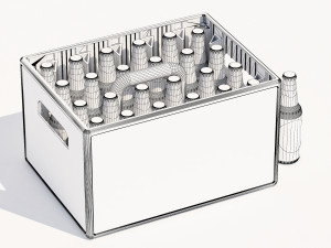 Soda beer storage basket Cola storage box Wine utensils Wine box Storage wine box 3D Модель