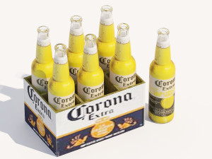 Soda beer storage basket Cola storage box Wine utensils Wine box Storage wine box Modelo 3D