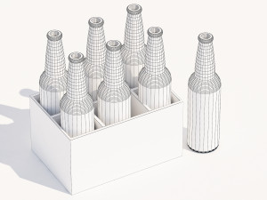 Soda beer storage basket Cola storage box Wine utensils Wine box Storage wine box 3D मॉडल