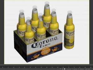 Soda beer storage basket Cola storage box Wine utensils Wine box Storage wine box 3D Model