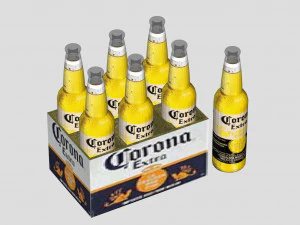 Soda beer storage basket Cola storage box Wine utensils Wine box Storage wine box 3D Model