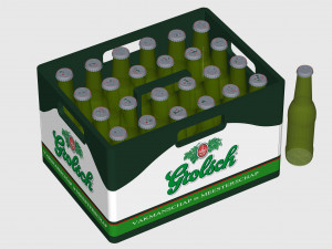 Soda beer storage basket Cola storage box Wine utensils Wine box Storage wine box Model 3D