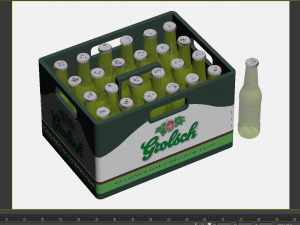 Soda beer storage basket Cola storage box Wine utensils Wine box Storage wine box Model 3D