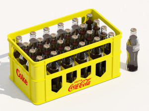 Soda beer storage basket Cola storage box Wine utensils Wine box Storage wine box 3D 模型