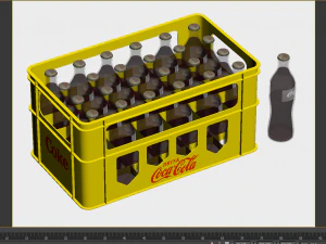 Soda beer storage basket Cola storage box Wine utensils Wine box Storage wine box 3D Model