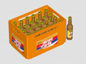 Soda beer storage basket Cola storage box Wine utensils Wine box Storage wine box 3D Model