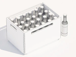 Soda beer storage basket Cola storage box Wine utensils Wine box Storage wine box 3D Model