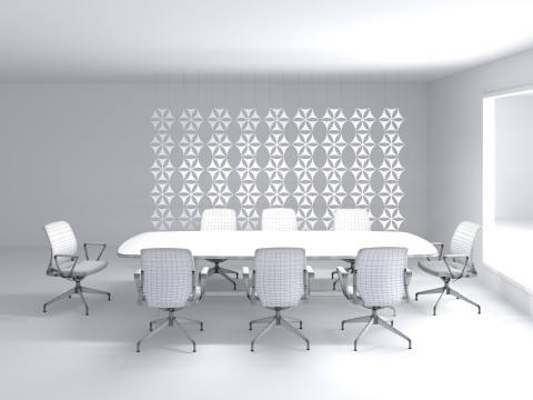 Office movable partitions Screen Simple partitions Office screens Office partitions Conference room Modèle 3D