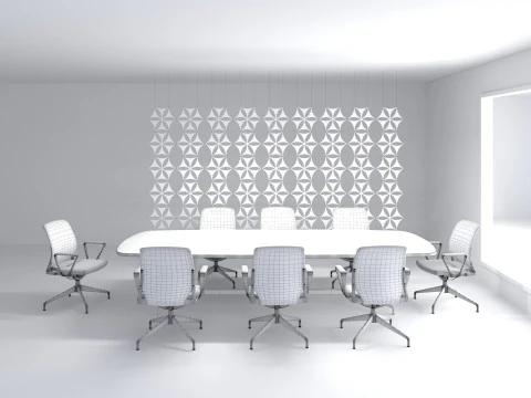 Office movable partitions Screen Simple partitions Office screens Office partitions Conference room 3D Model