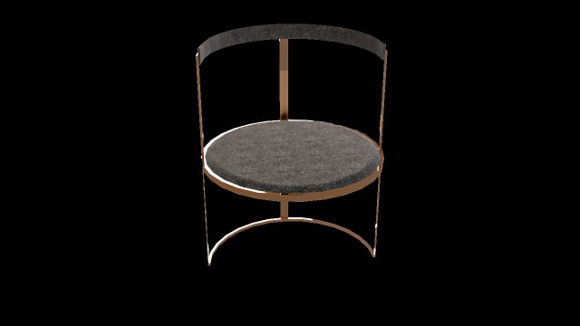 Armchair 3D Model .c4d .max .obj .3ds .fbx .stl .blend 