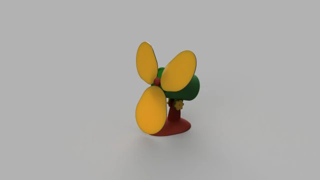Vantilat&ouml;r 3D Model .c4d .max .obj .3ds .fbx .stl .blend 