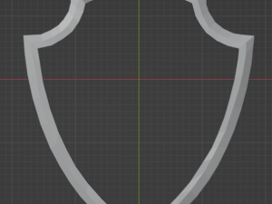 Shield border 3D 模型