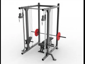 Power Rack ALLINONE 3D Model