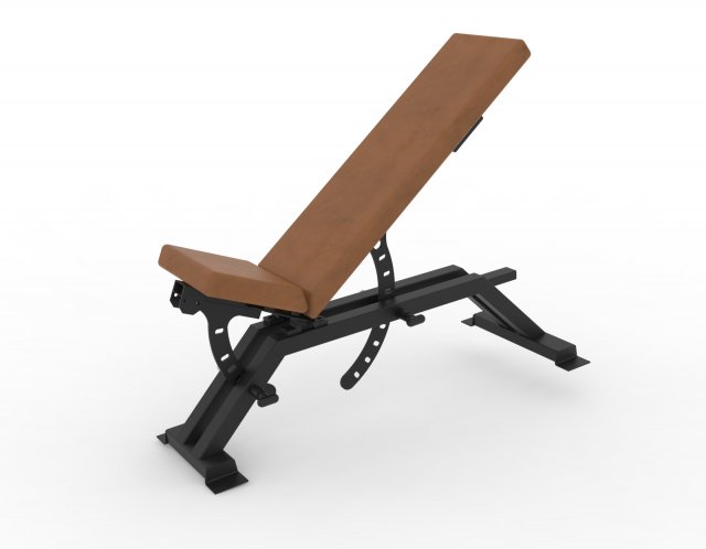 Adjustable Bench Press Model 3D .c4d .max .obj .3ds .fbx .stl .blend