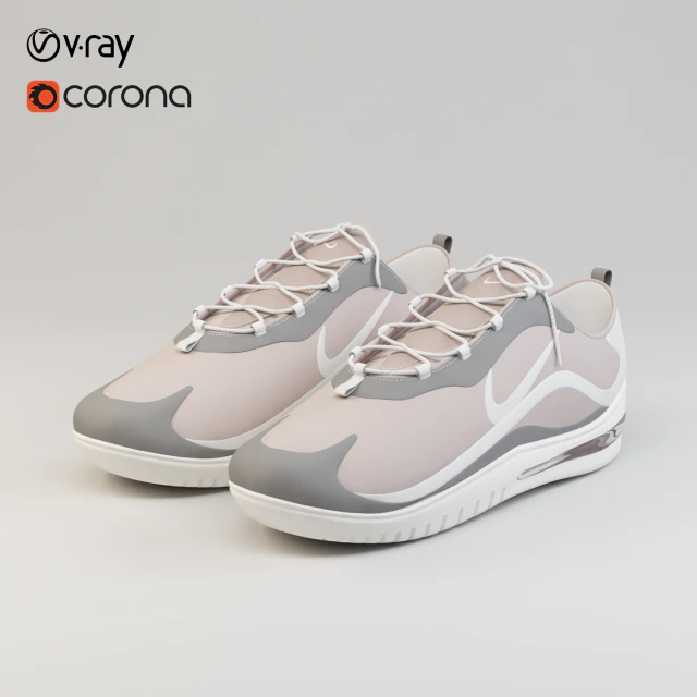 Кросівки Nike 3D Модель .c4d .max .obj .3ds .fbx .stl .blend 