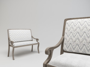 Chair set 3Dモデル