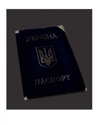 Passport of Ukraine Model 3D .c4d .max .obj .3ds .fbx .stl .blend 