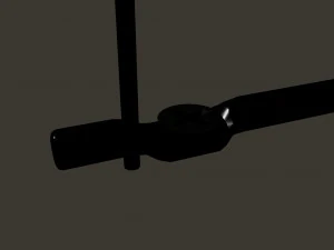 Metal glass holder 3D Model