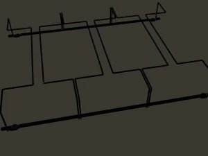 Metal glass holder 3D Model