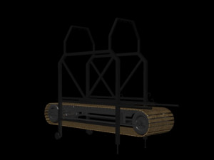 Canine treadmill Modello 3D