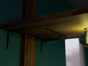 Bar table 3Dモデル