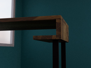 Bar table 3Dモデル