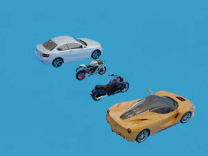 Ducaty Valyrie LaFerrari BM 3D Model