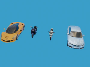 Ducaty Valyrie LaFerrari BM 3D Model