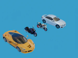 Ducaty Valyrie LaFerrari BM 3D Model