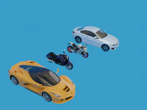 Ducaty Valyrie LaFerrari BM 3D Model