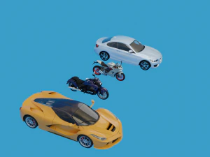 Ducaty Valyrie LaFerrari BM 3D Model
