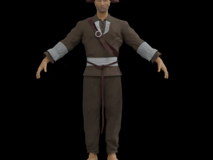 5Dollar Store Pirate 3D Model